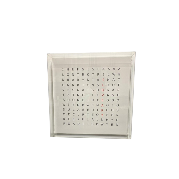 Quadro Palavra Cruzada AC21010(6) SR12093