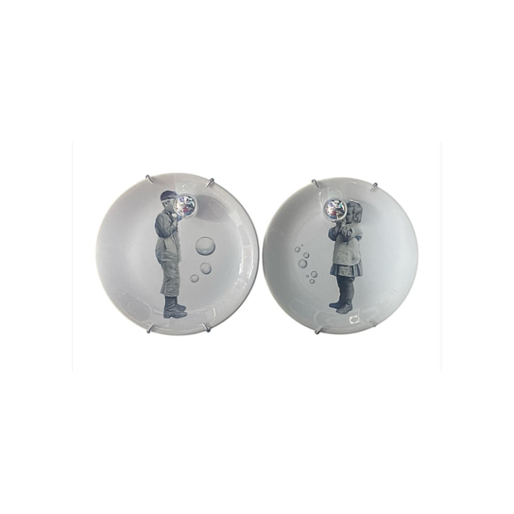 Conjunto 2 Pratos Bola De Sabão 201 SR12267