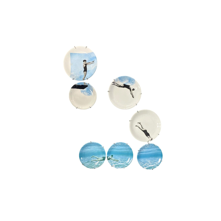 Conjunto 7 Pratos Mergulho 339 SR12273