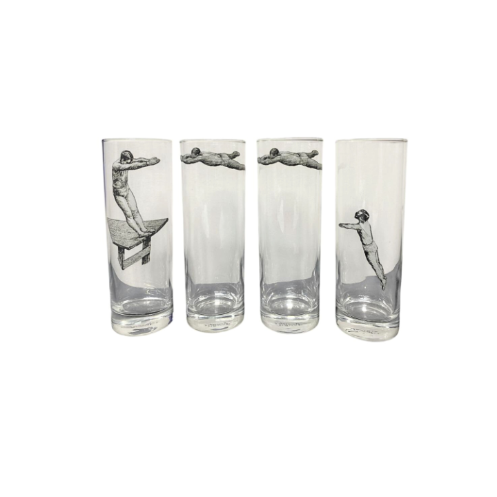 Conjunto De 4 Copos Long Drink Mergulho 900 SR12275