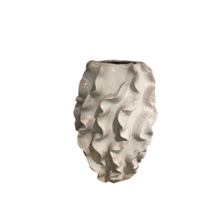 Vaso Décor Em Cerâmica Cinza 570106 SR12402