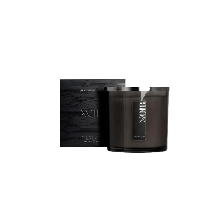 Vela Perfumada Acqua Aroma Noir Figo Do Mediterrâneo SR12456