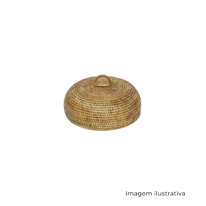 Cúpula Para Bolo Em Rattan Paya 3216 SR12673