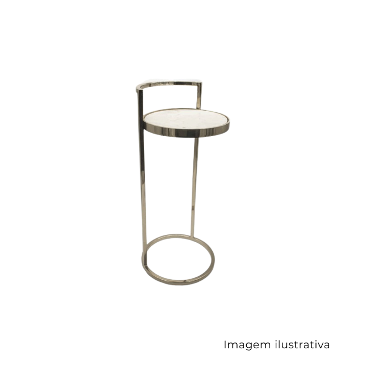 Mesa De Mármore E Metal CIM0088 SR12686