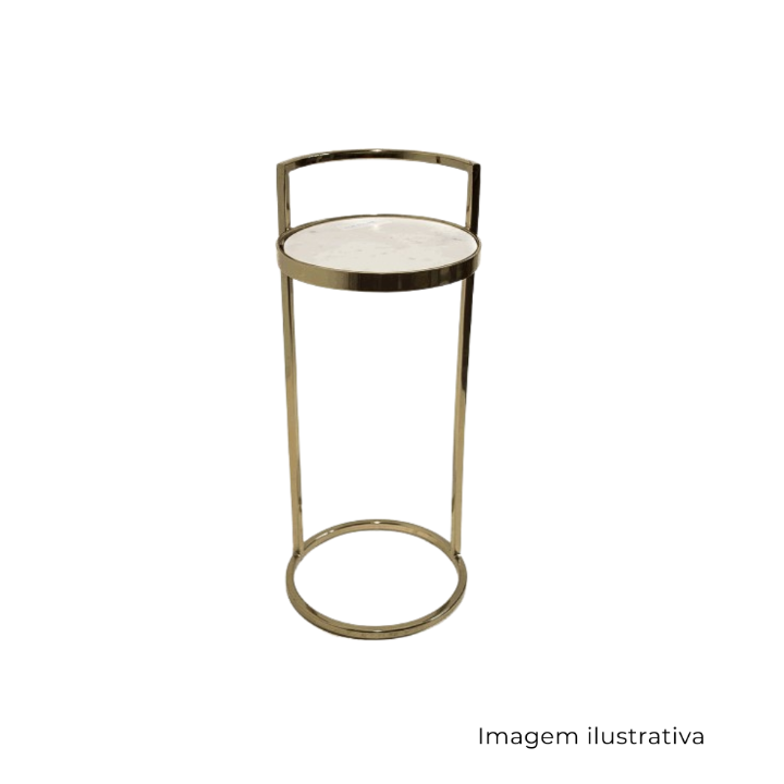 Mesa De Mármore E Metal CIM0089 SR12687