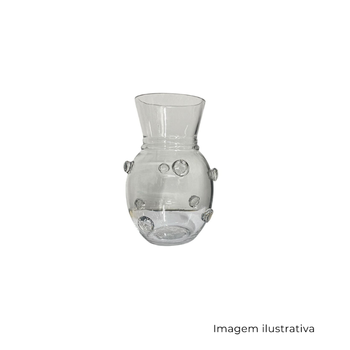 Vaso Em Vidro Incolor 76209 SR12800