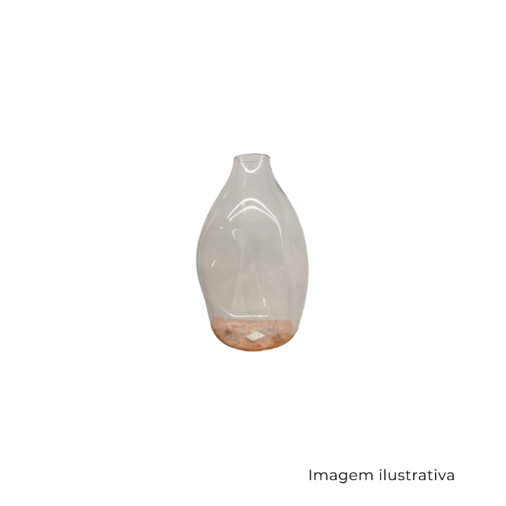 Vaso Em Vidro Incolor 76206 SR12801