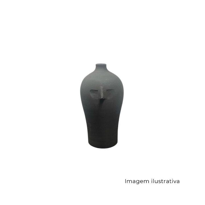 Vaso Face Mini M Preto SR12881