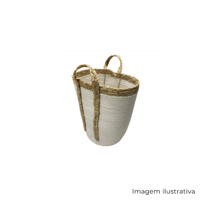 Cesto Palha Branco P 149575 SR13029
