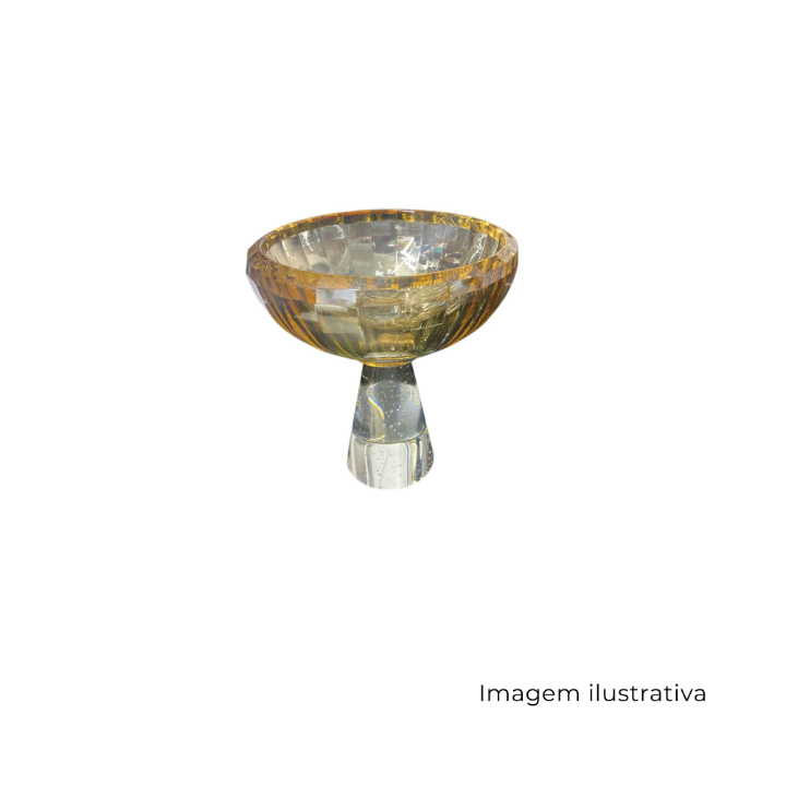 Taça Pedestal Cristal Para Frutas 162530 SR13046