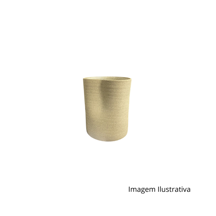 Centro Mesa G Amassado Tabaco/Branco Fosco TA332TA7 21X18 SR13127