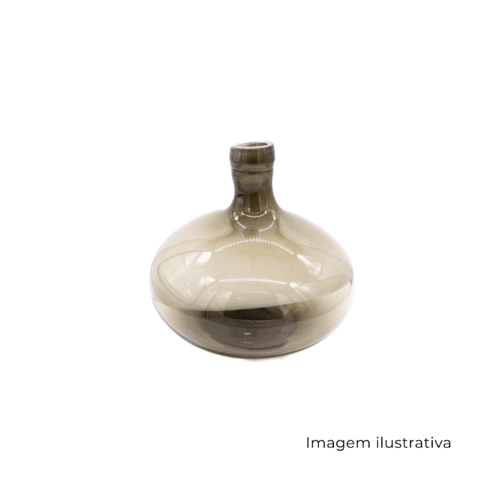 Vaso De Vidro Fumê CIV1051 SR13265