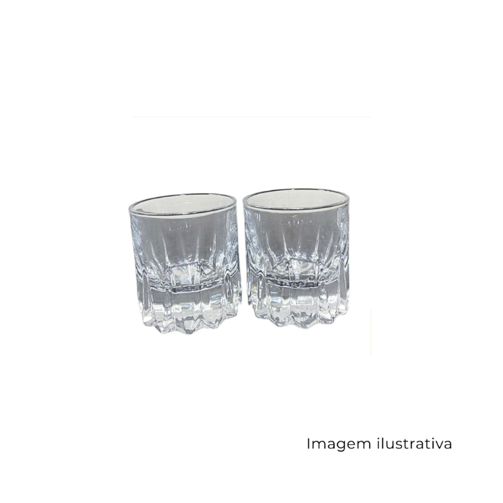 Copo Eco Crystal Transparente 2 Peças 20540 SR13292