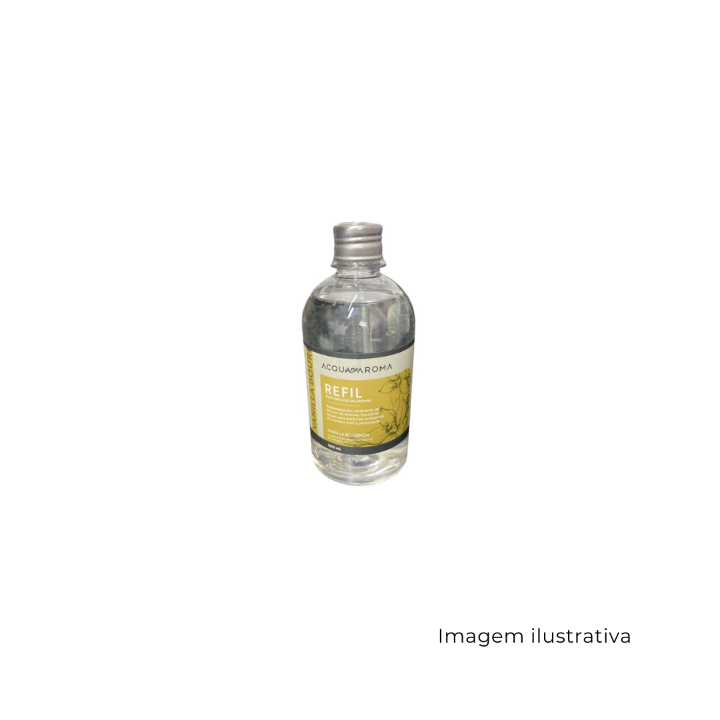 Refil Oleo Difusor De Aromas Acqua Aroma 500ml Vanilla Bourbon 101081590115301 SR13348