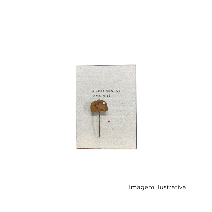 Moldura Acrilica Flutuante Bordado A Fruta MCA1849 SR13387