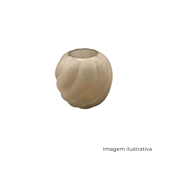 Vaso Em Vidro Marrom Fosco G 534700 SR13413