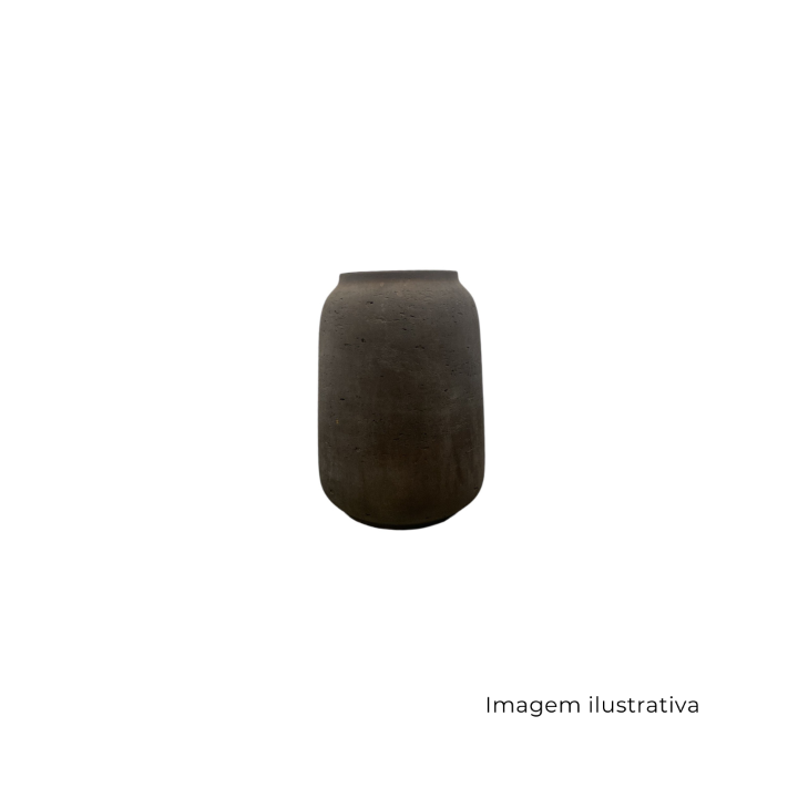 Vaso De Cimento Cinza Escuro 69626 SR13443
