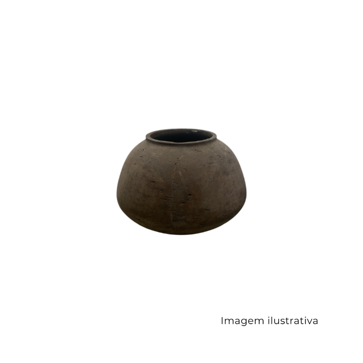 Vaso De Cimento Cinza Escuro 69620 SR13447