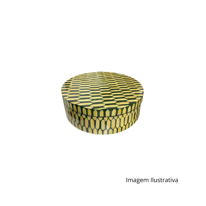 Caixa Decorativa Em Bambu 79417 SR13484