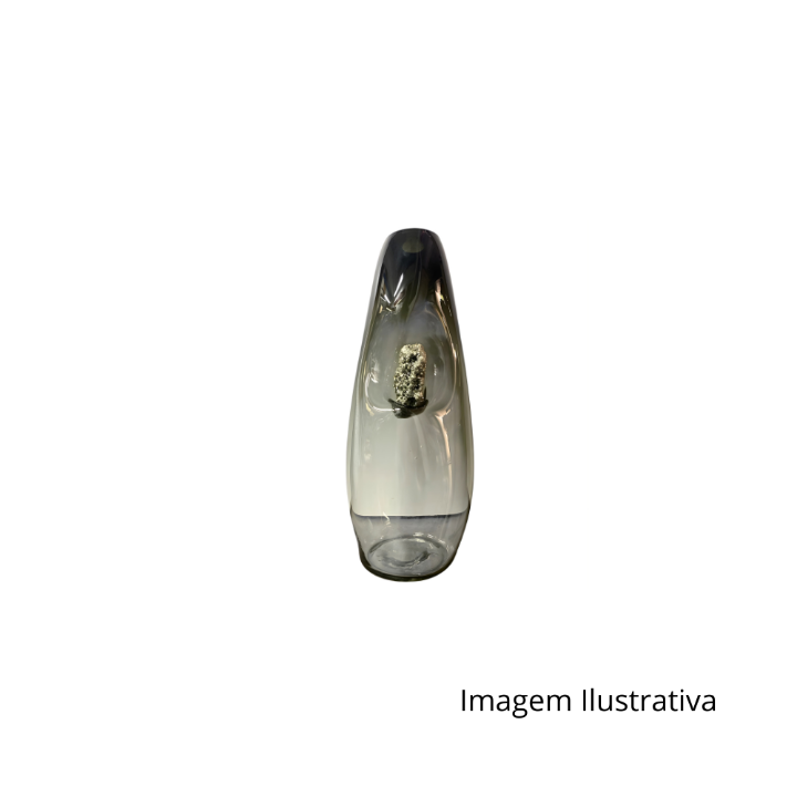 Vaso Stone Edge Grande Vertical Cinza Pirita SEGVCZP ACV13569