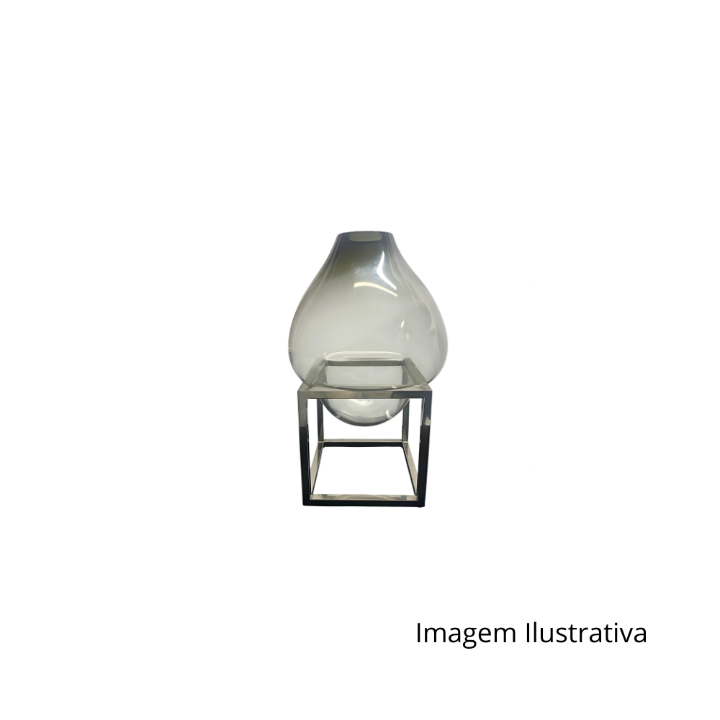 Vaso Cubo Nr1 Cinza CCN1CZ ACV13575