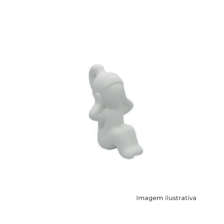 Escultura Em Cerâmica Mulher Não Quero Escutar 66558 SR12350