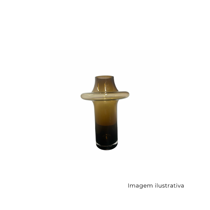 Vaso Vidro Âmbar 20087 SR13302