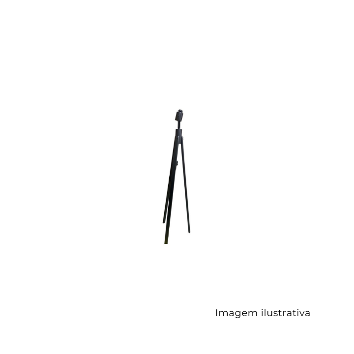 Luminária Coluna Trippe Viena Preto 3203PT SR13191