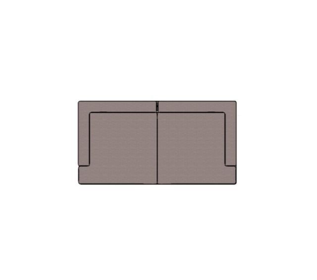 Sofá Fillet 2 Lugares - 1,70 X 0,90