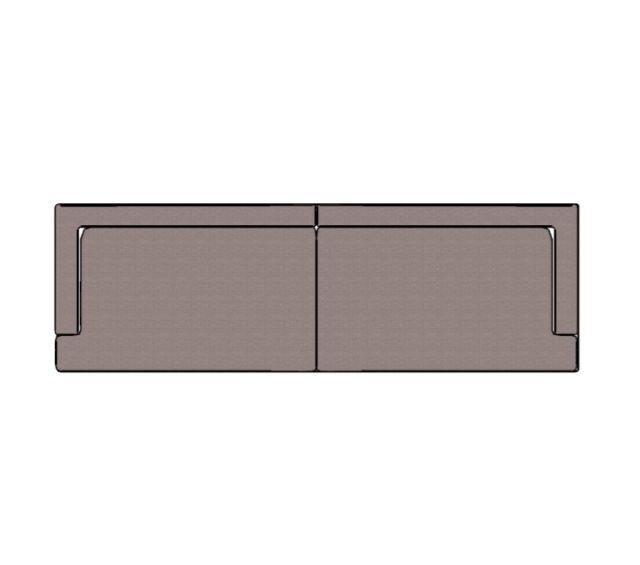 Sofá Fillet 3 Lugares - 2,80 X 0,90