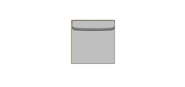 Módulo Sofá Valby Com 1 Braço Esquerdo Chapa - 1,15 X 1,15 X 0,70H