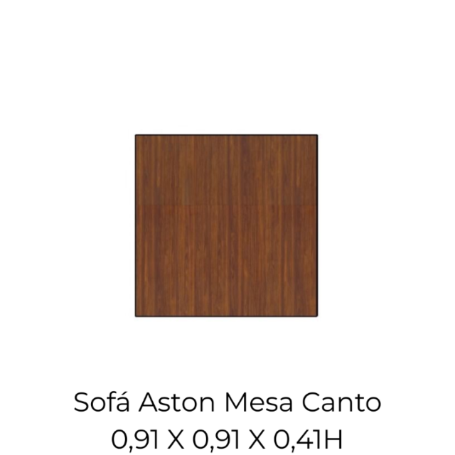 Modulo Sofá Aston Mesa Canto - 2133 0,91 X 0,91 X 0,41H