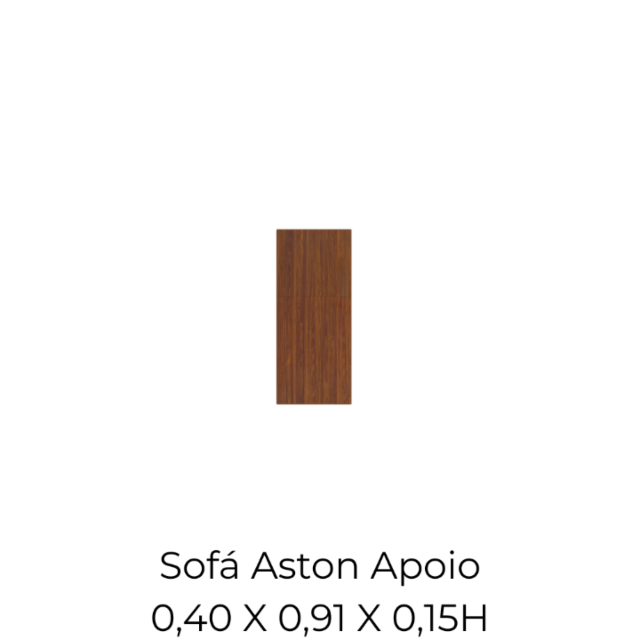 Modulo Sofá Aston Apoio - 2135 0,40 X 0,91 X 0,15H