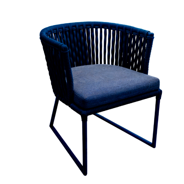 Cadeira Mesh Fixa Corda Vertical