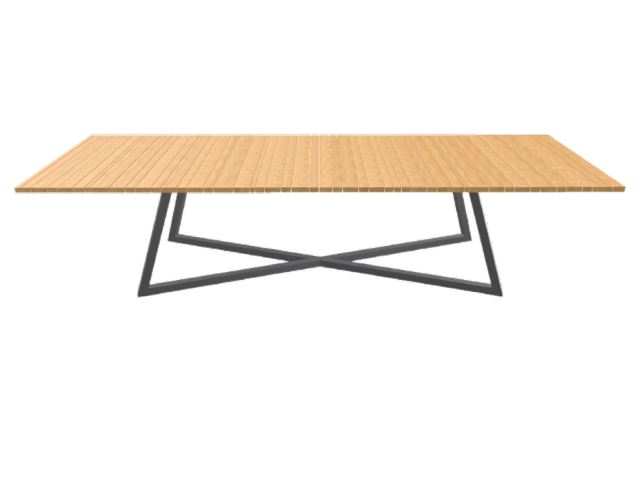 Mesa De Jantar Pirâmide Retangular - Madeira