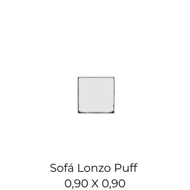 Módulo Sofá Lonzo Puff - 0,90 X 0,90
