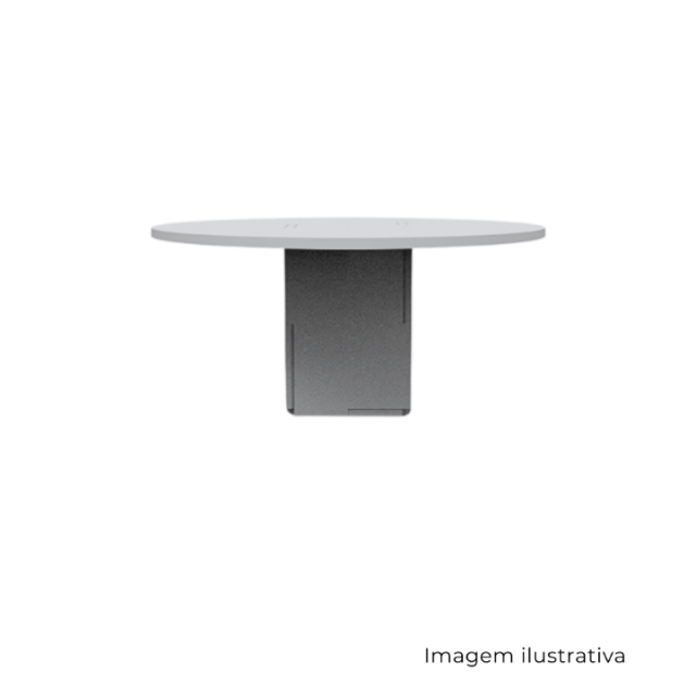 Mesa Jantar Redonda Encaixe Pedra