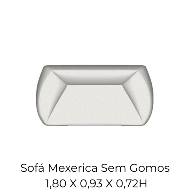 Sofá Mexerica Sem Gomos - 1,80 X 0,93 X 0,72H