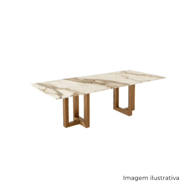 Mesa De Jantar Atalanta Com Marmore