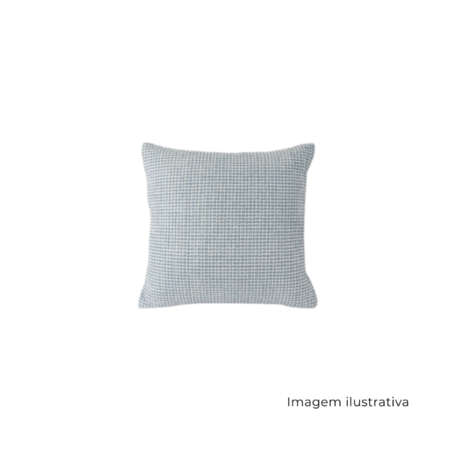 Almofada E-004 Estofado Em Acabamento 359 - Dabas Blue SR1028