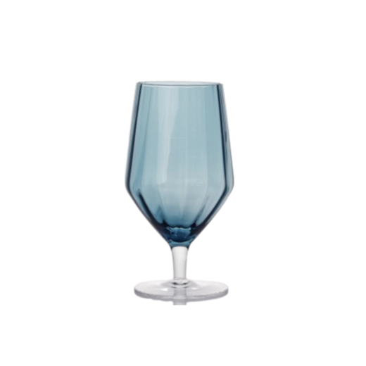 Taça De Vidro Azul 450Ml 74815 SR12248