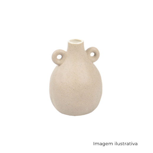 Vaso Em Cerâmica Cinza 661135 SR 12320