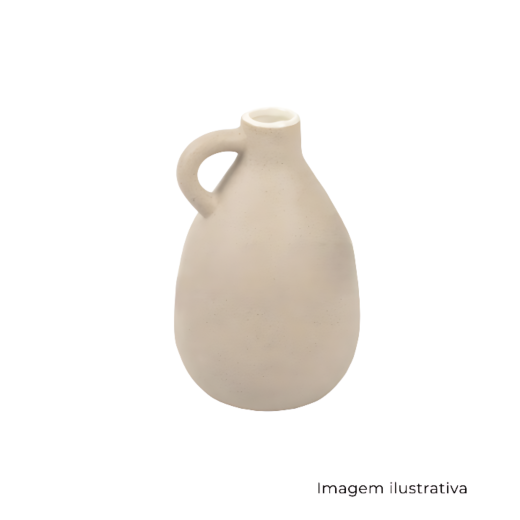 Vaso Em Cerâmica Cinza 661136 SR 12322