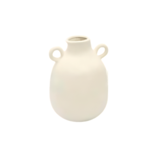 Vaso De Cerâmica Creme 69039 SR12326