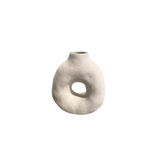 Vaso Em Cerâmica Branco 661149 SR 12355