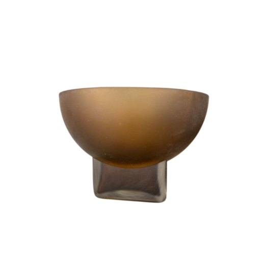 Vaso Em Vidro Marrom 68413 SR12400