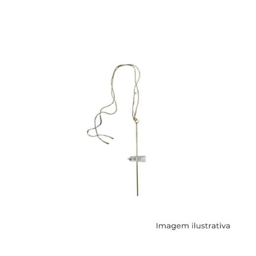 Pingente De Teto Eixo Cristal Quartzo Branco SR12631