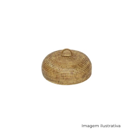 Cúpula Para Bolo Em Rattan Paya 3216 SR12673