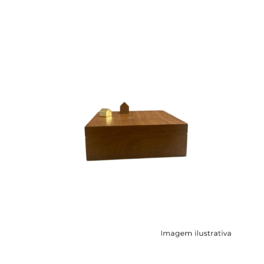 Estojo Palafita Quadrado Latão SR12874