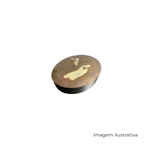 Caixa Oval Metal SR12921